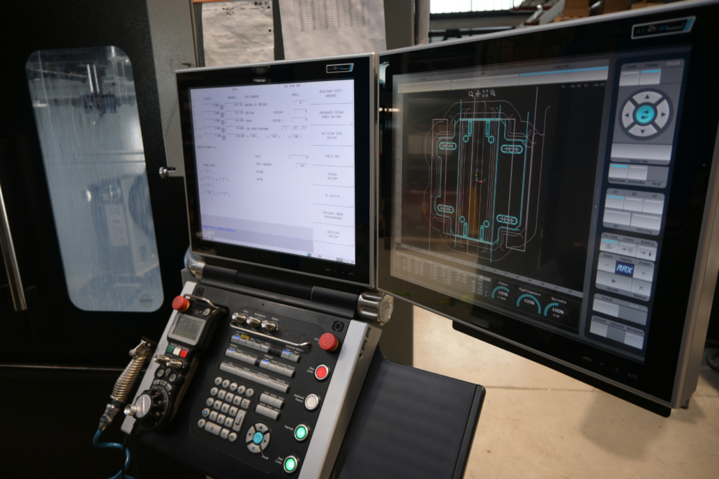 CNC program hardware transfer device installation